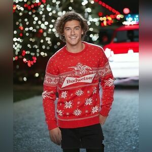 Budweiser Christmas sweater